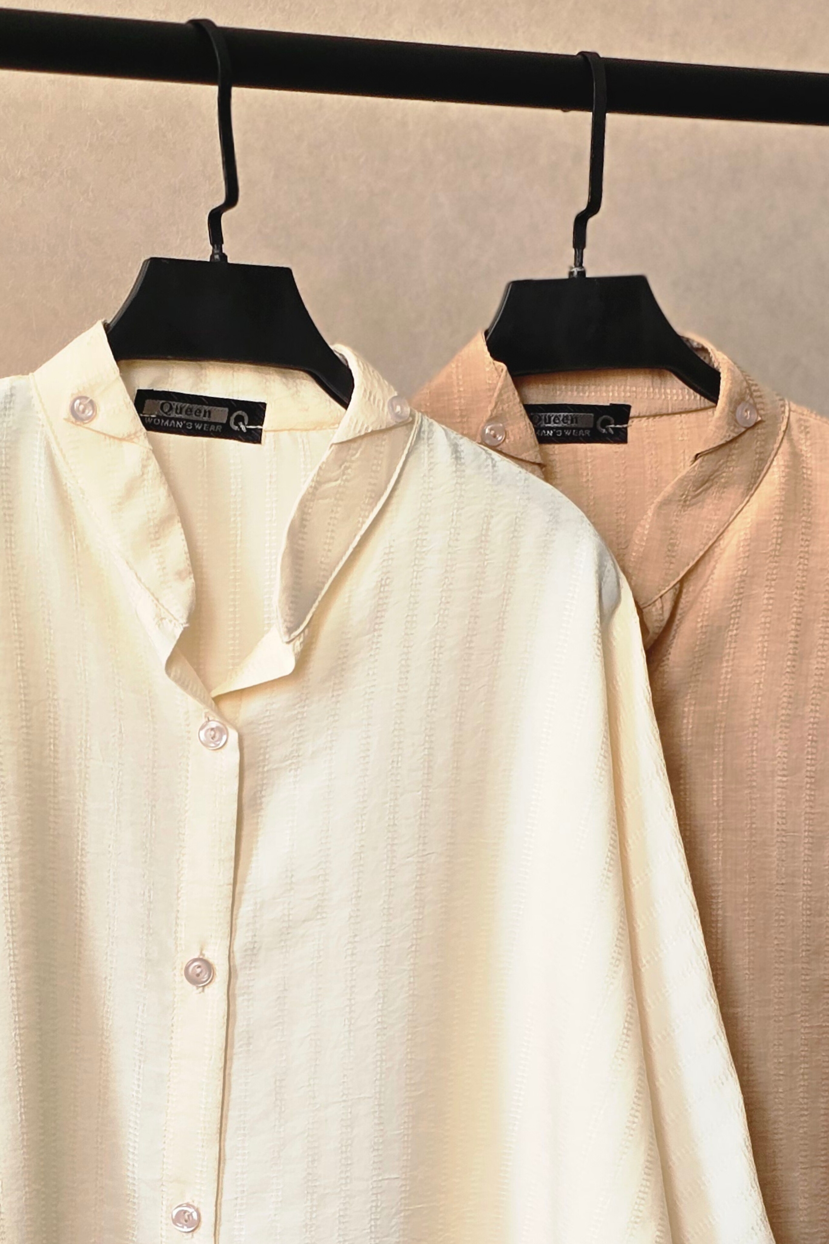 شومیز شانتون زیپی فری سایز