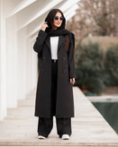 مانتو شلوار بزیاق بلند