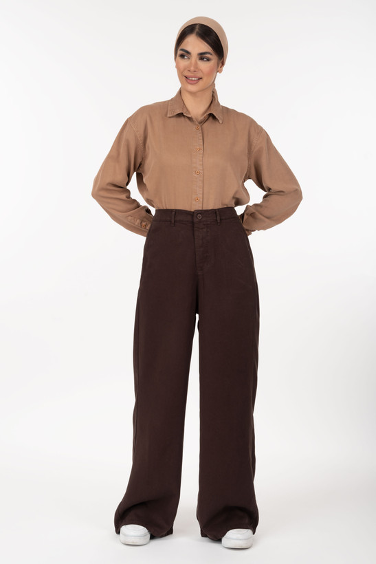 شلوار سیلک مدرن بگی پشت کش