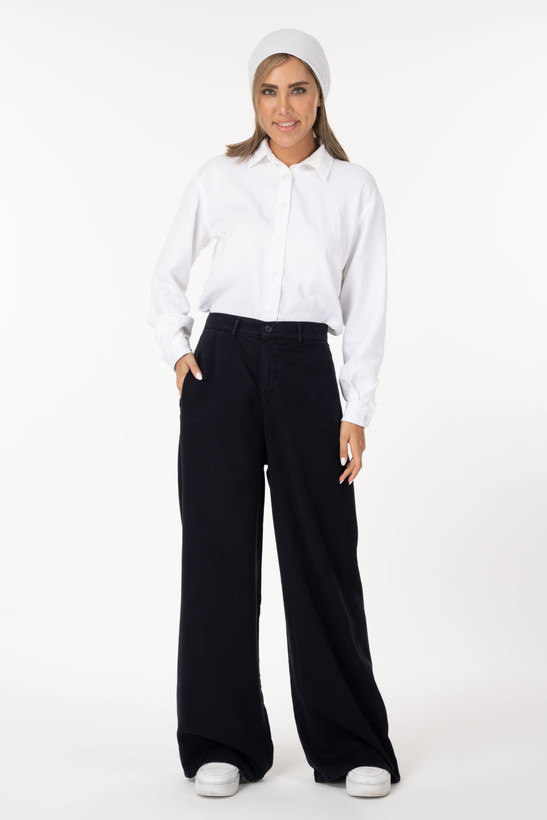 شلوار سیلک مدرن بگی پشت کش