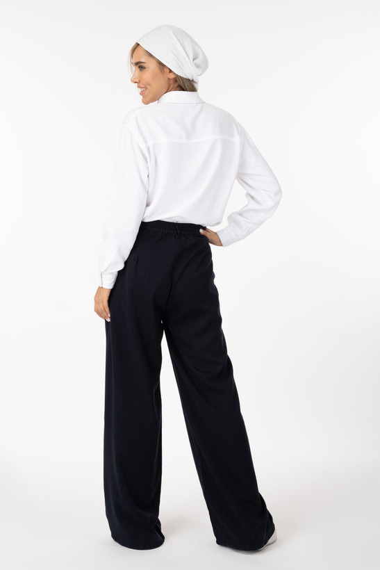 شلوار سیلک مدرن بگی پشت کش