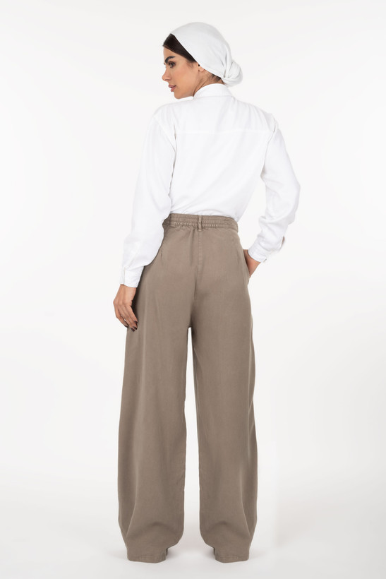 شلوار سیلک مدرن بگی پشت کش