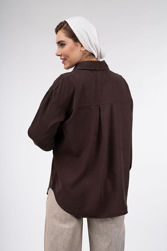 شومیز کتان سیلک گرم ۲ رویال جین سایزبندی s,m,l