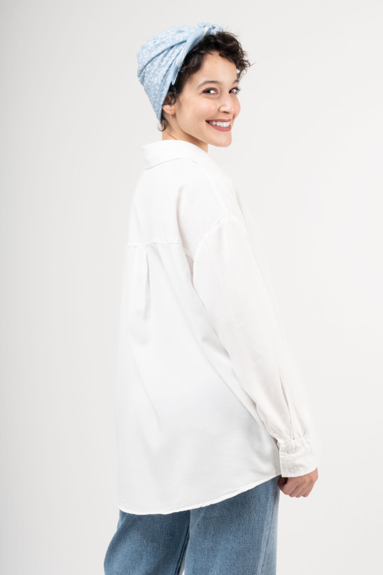 شومیز کتان سیلک گرم ۲ رویال جین سایزبندی s,m,l