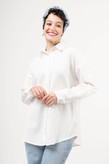 شومیز کتان سیلک گرم ۲ رویال جین سفید سایز بندی s,m,l
